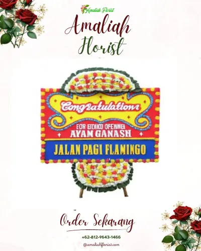 Bunga Papan Congratulation di Sikasur